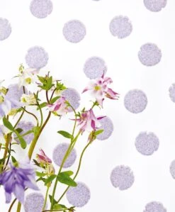 Tapete Corbetta Blaulila Glitzer