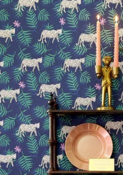 Tapete Kabbo Saphirblau