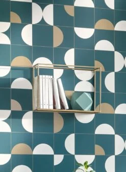 Tapete Kirana Ozeanblau